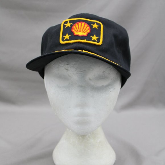 Vintage Patched Cap - Shell Gas 4 Star - Adult Snapback - Picture 3 of 8